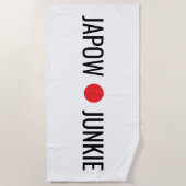 Japow Junkie  Strandlaken (Voorkant)