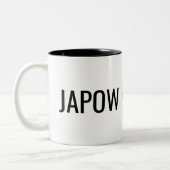 Japow Junkie  Tweekleurige Koffiemok (Links)