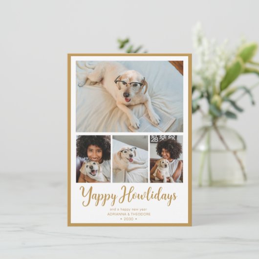 Jappie Hoeweeliedaag 4 Foto Feestdagenkaart (Staand voorkant)