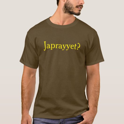 Japrayyet? T-shirt (Voorkant)