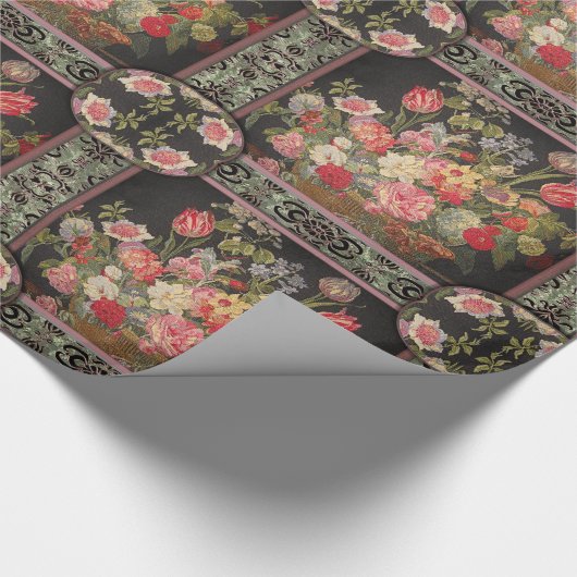 Jaquebloom Floral 22 Elegant verpakkingspapier Cadeaupapier (Hoek)