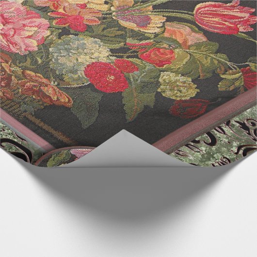 Jaquebloom Floral Cadeaupapier (Hoek)