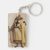 Jaques de Molay Acryl Sleutelhanger (achterkant)