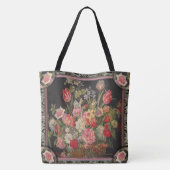Jaquesbloom Floral  Pattern Tote Bag (Achterkant)