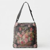 Jaquesbloom Victoriaans Floral  Pattern Crossbody Tas (Achterkant)