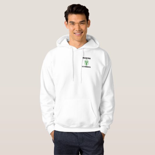 Jaqueta Medicina Veterinária Hoodie (Voorkant volledig)