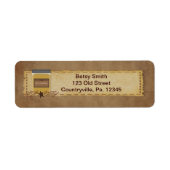 Jar Candle Adreslabel Etiket (Voorkant)