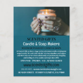 Jar Candle, Candle & Soap Maker Adverteren Flyer (Voorkant)