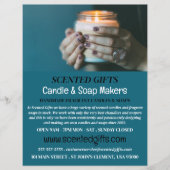 Jar Candle, Candle & Soap Maker Adverteren Flyer (Voorkant)