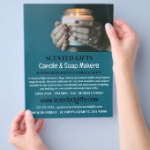 Jar Candle, Candle & Soap Maker Adverteren Flyer (Hand)