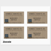 Jar Candle Country Custom Scent Business Label (Vel)