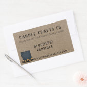 Jar Candle Country Custom Scent Business Label (Envelop)