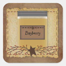 Jar Candle Custom Geur Sticker