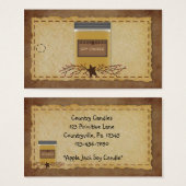 Jar Candle Hang Label Visitekaartjes (Voorkant /achterkant)