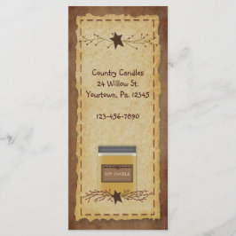 Jar Candle Rack Kaart Bladwijzer