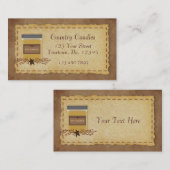 Jar Candle Visitekaartje (Voorkant / Achterkant)