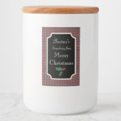 Jar Christmas Snoep Labels Cadeau Labels Stickers (Voorkant)