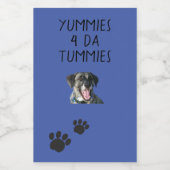 Jar Dog Treat Label Voedselcontainer Etiket (Enkel label)