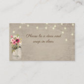 Jar en Lichten Visitekaartje (Voorkant)