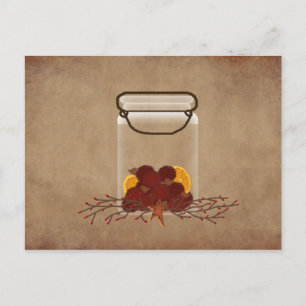 Jar Fixins Recipe Card Briefkaart