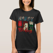 Jar Kerstmis Jars Merry Christmassanta Claus Elf T-shirt (Voorkant)
