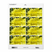 Jar Labels HOMEMADE Cadeaus Jam Jelly Fruits Flora (Full Sheet)