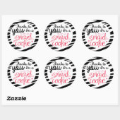 Jar Labels van zebra ABC (Vel)