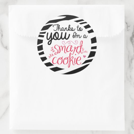 Jar Labels van zebra ABC (Tas)