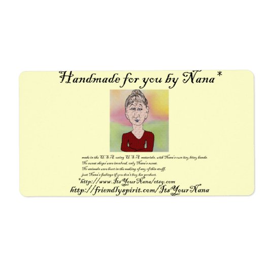 Jar Labels voor Homemade Stuff (Voorkant)