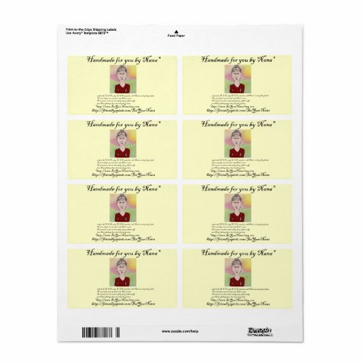 Jar Labels voor Homemade Stuff (Full Sheet)