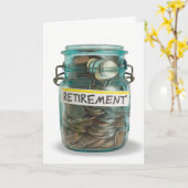 jar of coins for retication congres kaart (Gele Bloem)
