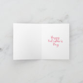 Jar of Flower Hearts Valentine's Day Card Bedankkaart (Binnen)