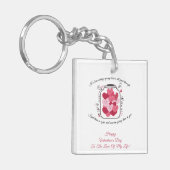 Jar Of Love Valentijnsdag Badge Sleutelhanger (Voorkant Links)