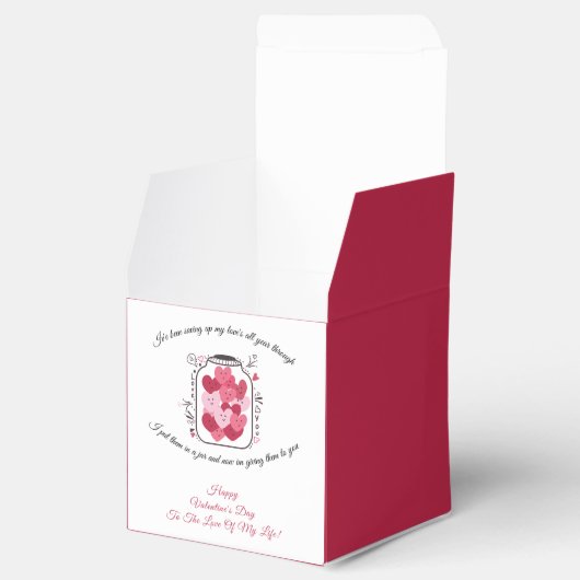 Jar Of Love Valentines Day Bedankdoosjes (Geopend)