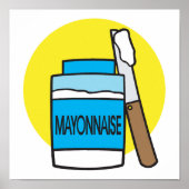 jar of mayonnaise poster (Voorkant)