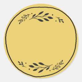 Jar / Spice Blank Sticker Label III