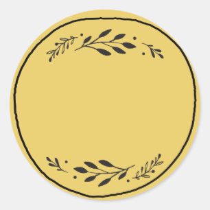 Jar / Spice Blank Sticker Label III