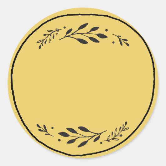 Jar / Spice Blank Sticker Label III (Voorkant)