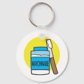 jar van mayonaise sleutelhanger (Voorkant)