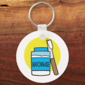 jar van mayonaise sleutelhanger (Voorkant)