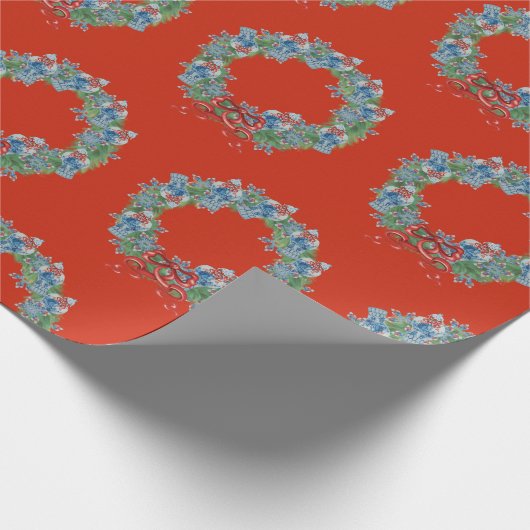 Jar Wrapping Paper 2021 kerstabel Cadeaupapier (Hoek)