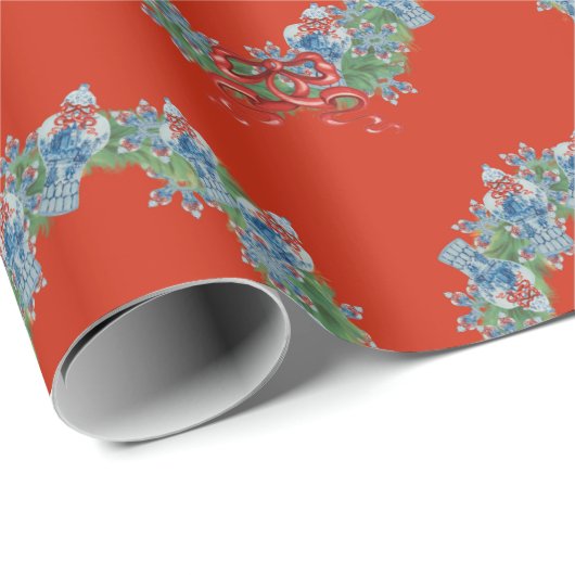 Jar Wrapping Paper 2021 kerstabel Cadeaupapier (Rol Hoek)