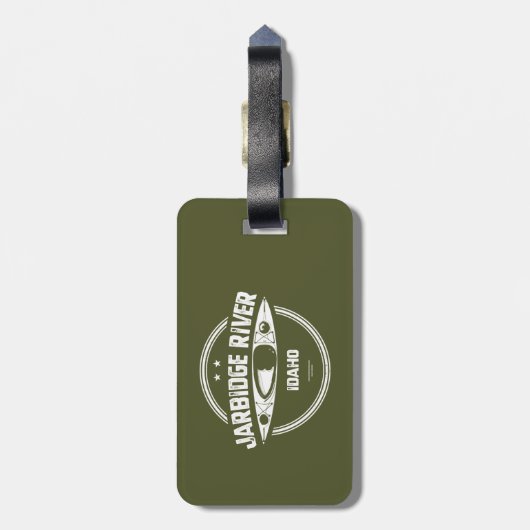 Jarbidge River Idaho Kayaking Bagagelabel (Achterkant verticaal)