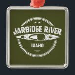 Jarbidge River Idaho Kayaking Metalen Ornament<br><div class="desc">De Jarbidge-rivier is ontstaan als twee grote vorken in het Jarbidge-gebergte en stroomt door basalt- en rhyolietcanyons op de hoogvlakte van de Owyhee-woestijn, voordat ze de West-vork van de Bruneau-rivier betrekt tot de Bruneau-rivier, ongeveer 24 mijl ten noorden van de Nevada-grens, net boven de Indian Hot Springs.</div>