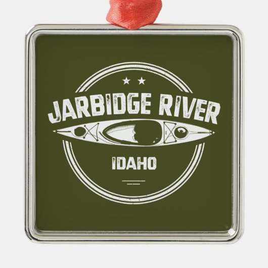 Jarbidge River Idaho Kayaking Metalen Ornament (Voorkant)