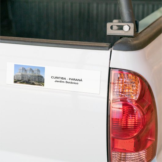 Jardim Botânico - Curitiba - Paraná Bumpersticker (Op Truck)