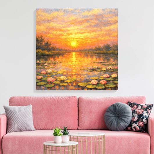 Jardim de Espelhos e Céu Canvas Afdruk (Insitu (Woonkamer))