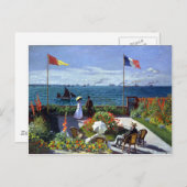 Jardin à Sainte-Adresse door Claude Monet Briefkaart (Voorkant / Achterkant)