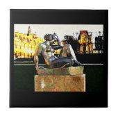 Jardin D' Tuilleries Paining Tegeltje (Voorkant)