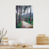 Jardin de Botanica in Rio de Janeiro Poster (Keuken)